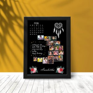 Birthday Rectangular Shape Wall Mount Photo Frame